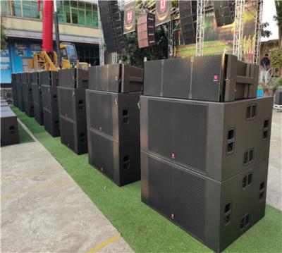 China Outdoor Stage Recording Studio Dual Bass Passive Sub 18 Inch Super Sound Speakers for sale