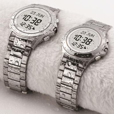 China Muslim Islamic Alarm Mosque Azan Travel Digital Wristwatch AS-T003SW for sale