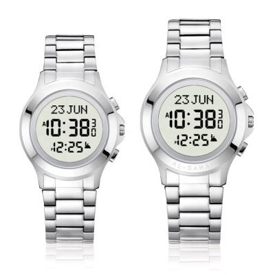 China Muslim Athan Digital Islamic Alarm Travel Alarm Mosque AL SAHAR Wristwatch for sale