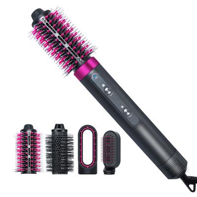 China New Design Outdoor Professional 4 in 1 Portable Electric Hair Straightener Hot Airbrush for sale