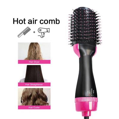 China Nondisposable Negative Dry Wet Amphibious Fluffy Hot Comb Electric Ion Hair Straightener Comb for sale