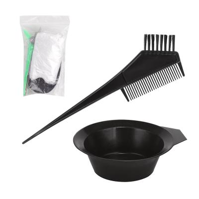 China Wholesale Price 8 Pcs Disposable Plastic Bowl Brush Comb Disposable Hair Dye Kit Tool Set for sale