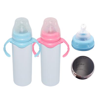 China Warehouse AGH 8oz 8oz BPA Free Shipping Stainless Steel Sublimation Insulated Vacuum Bottle USA BPA Free For DIY Printing for sale