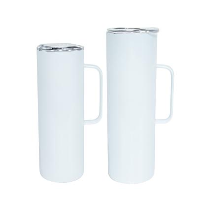 China Viable USA Warehouse Insulated Straight Lean AGH 20oz 20 oz 30oz Stainless Steel Sublimation Tumbler With Handle for sale