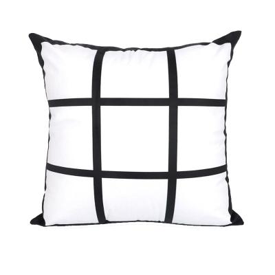 China Popular Portable Amazon Square Scratchable Latex Cushion Covers Custom Print Sudoku Cotton Sublimation Pillow Cases Blanks for sale