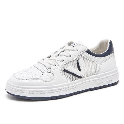 China Cushioning Classic White High Quality Genuine Leather Latest Design Sneakers for sale