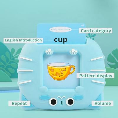 China Hot High Quality Cheap Portable Intelligence Item YMX KA06 Amazon Interactive Talking Learning Flash Card Children Educational Sided Flashcard for sale