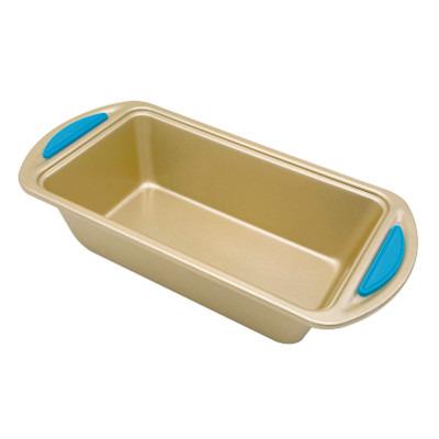 China Sustainable Konoto Tray, Bakeware -- Carbon Steel Non-Stick Loaf Pan with Blue Handle Grips, Loaf Box Baking Pan for sale