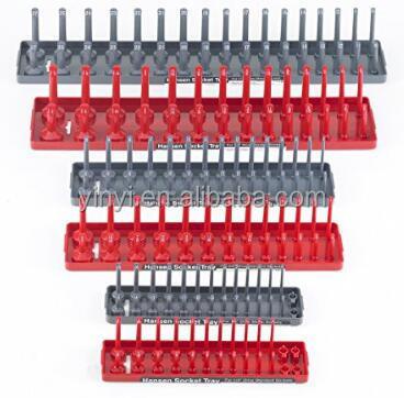 China Plastic Socket Rack 6 PC ABS Socket Holder Tray Sets for sale