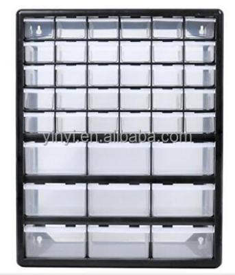 China Sustainable Plastic 39 Bin Storage Drawer Cabinet for sale