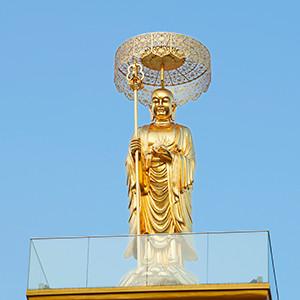 China Casting Bronze Grande Estátua de Buda ao Ar Livre, Escultura de Buda em Bronze em Singapura à venda