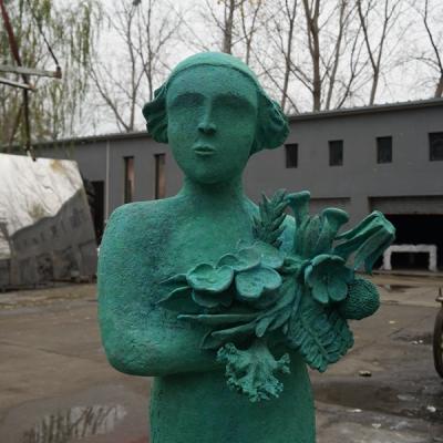 China Unique Texture Life Size Bronze Sculpture For Garden Decoration for sale