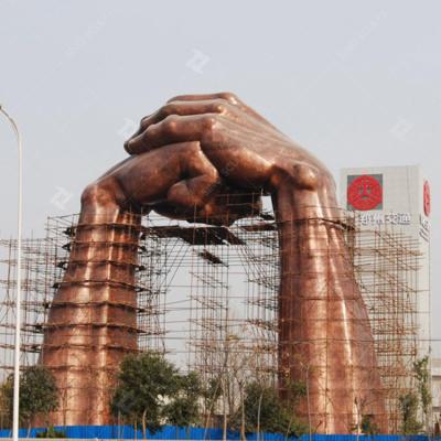 China Large Hand Forging Monumental Bronze Sculpture 31m High For City Decoration for sale