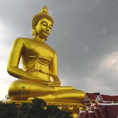 China Moderne Sprayfarbe Große Außen Buddha Statue, Thailand Goldene Buddha Statue zu verkaufen