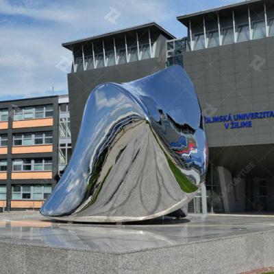 China Stainless Steel Sculpture-Heart of The University with Mirror Polishing for sale