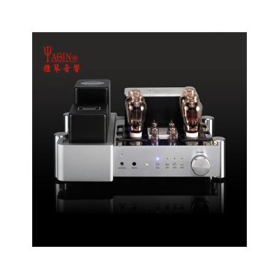 China Exquisite Creation Yaqin MS-2A3 Amplifier 2A3B Aluminum Tube Class AB1 Power Amplifier High Fidelity Audio With Earphone Function 110V/220V for sale