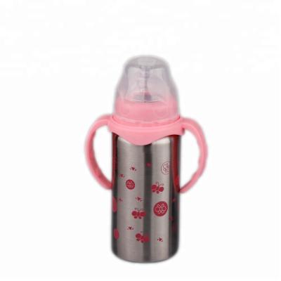 China Wuyi Hongtai Sustainable High Quality Food Grade Stainless Steel Thermos Milk Bottle For Baby Custom Item for sale