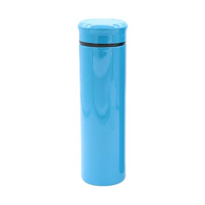 China PORTABLE Triple Wall Vacuum Thermos Flask Ceramic Lined Water Bottle With Tea Infuser Insulated Bottle for sale