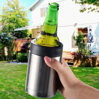 China Wholesaler Custom Viable Vacuum Insulated Stainless Steel Tumblers Stainless Steel Coozies Double Walled Insulated Can Rack To Keep Hot/Cold for sale