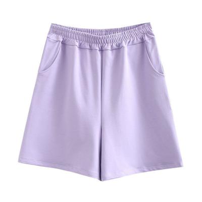 China Eco Friendly Terry Cloth Women Anti-Wrinkle Shorts Organic Cotton Terry Cloth Shorts Sustainable Terry Towel Boardshort French Terry Shorts for sale