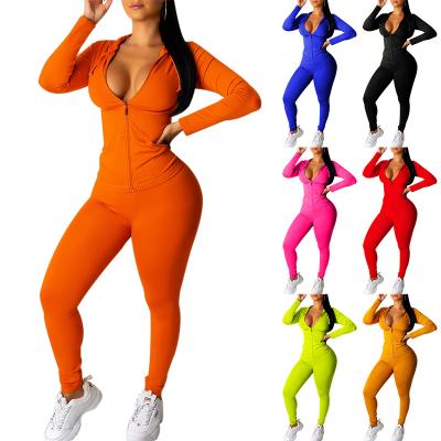 China Sexy Ladies Women Antibacterial Fitness Activewear Sports Tops Tight Quick Dry Sublimation Legging Yoga Wear Running Sportswear Set for sale