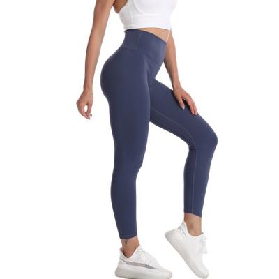 China Antibacterial Plus Size High Waisted Tummy Control Sports Fitness Yoga Leggings Logo Print Custom Leggings For Women Manufacturers for sale