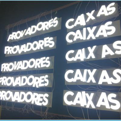 China Exterior Led Buildings Channel Acrylic Letters Sign for sale