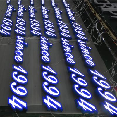 China Buildings Waterproof Outdoor Aluminum Front Channel Letter Sign Lit for sale