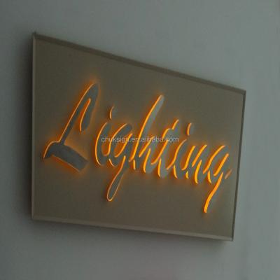 China Indoor Logo Advertising Factory Directly Wholesale Led Letters Raised Up 3D Light Box for sale