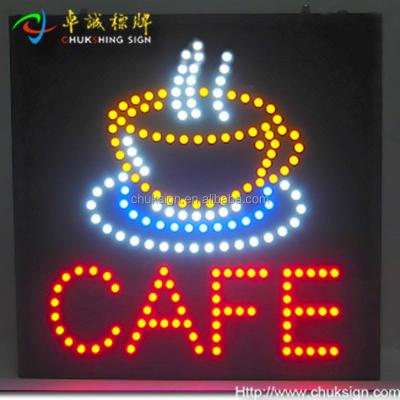 China Wholesale Stores Cafe Shop Led Window Signs for sale