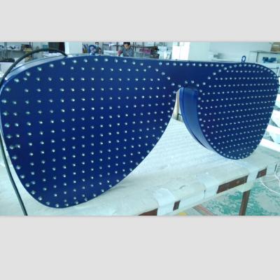 China Exterior Buildings Dots Light Dot Sign Light Led Light Box Sign for sale