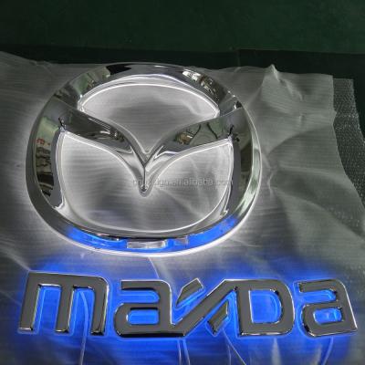 China Hot Sale Buildings Car Strip Logo Vacuum Forming Back Lighted Led Car Sign for sale