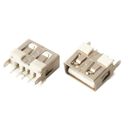 China 500VAC / Type-A USB 2.0 AF 180 Min USB Connector Female 10.0mm Female Connector for sale