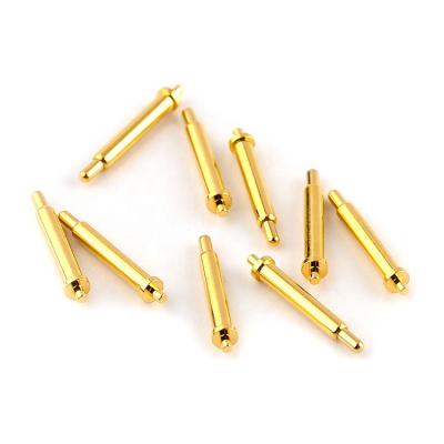 China 2.0*12.1 Power Pogo Pin Connector Gold Plated DIP Contact Magnet Pogo Spring Loaded Pin for sale