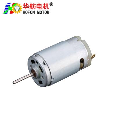 China Hofon Motor 27.7mm RS-390SA 395SA 3v 6v 9v 12V 24V Non Waterproof Micro Carbon Brush DC Motor For Sweeper for sale