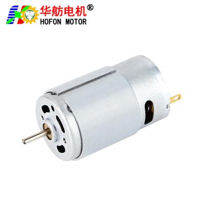 China 3v 6v 7.2V 9v 12V 24V Micro Carbon Brush DC Motor Hofon Non Waterproof Motor 27.7mm RS-390Shipping & 395Shipping & Handling & Handling for Sweeper for sale