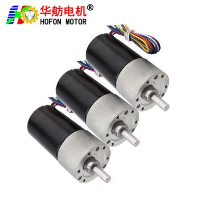 China Hofon Brushless DC Gear Motor Non Waterproof Motor 37mm 12V 24V GM37-3650BL Large Torque For Home Appliance for sale