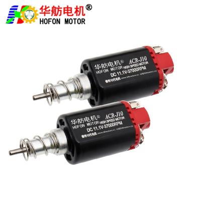 China Hofon HF460SA-11370L Long Shaft 11.1V 37000RPM Non-waterproof DC Carbon Brush Motor For AEG Water Bomb Toy Gun for sale