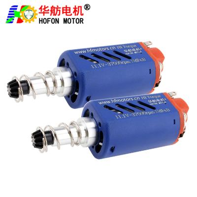 China Hofon HF480WA-7515-N35 Non-waterproof Long Shaft High Speed ​​DC Carbon Brush Motor 11.1V 37000RPM For AEG Gel Blaster Toy Gun for sale