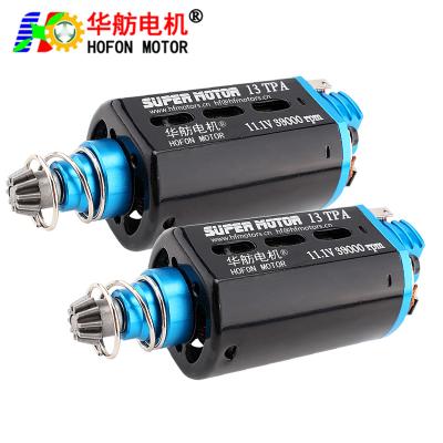 China Hofon HF480WH-13TPA Non Waterproof Long Shaft 11.1V 19000RPM High Speed ​​DC Carbon Brush Motor For AEG Gel Blaster Toy Gun for sale