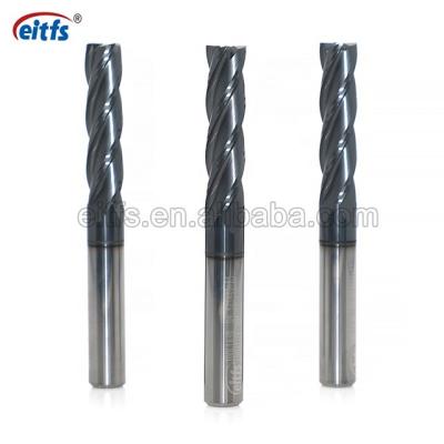 China HRC 55 High End 4 Flute Carbide Standard Solid Carbide End Mill for sale