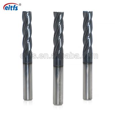 China General High Speed ​​Cutting For Metal Carbide 4 Flute Square End Mills Tungsten Carbide CNC Combination Flat Milling Cutter for sale