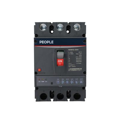 China Power Distribution PEOPLE RDM5E 3P/4P 125A 250A 400A 630A 800A M/H type breaking capacity electronic type adjustable MCCB for sale