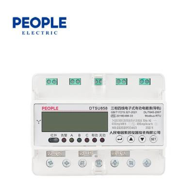 China Hot Sale Analog And Digital Energy Quality Meter DTSU858 Din rail type for sale