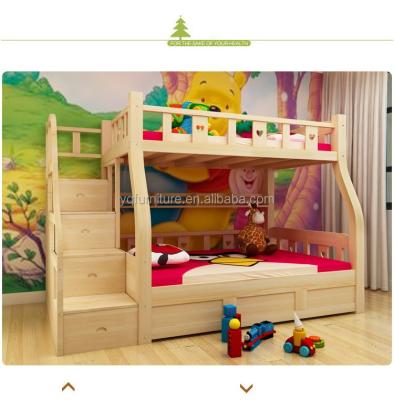 China Solid Wooden Bunk Bed Bed Solid Wood Kids Bed Bedroom Furniture for sale