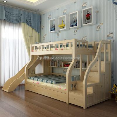 China Modern Home Morden Bunk Modern Solid Wood Kids Up And Down Bed Colorful for sale