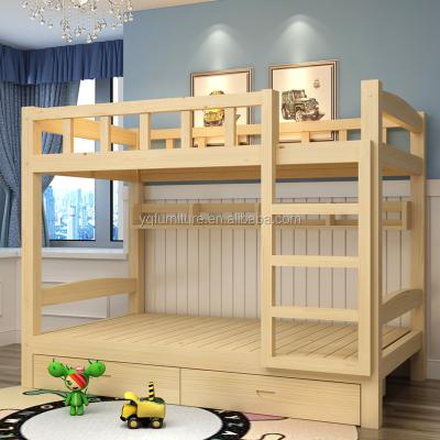 China Bunk Bed Solid Wood Kids Bed Solid-Wood Double Bed for sale