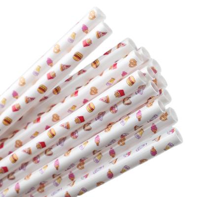 China Wholesale Reusable Printed Reusable Hard Plastic PP Hard Plastic Reusable Bride Birthday Pool Party Kid Drinking Warm Straws for sale