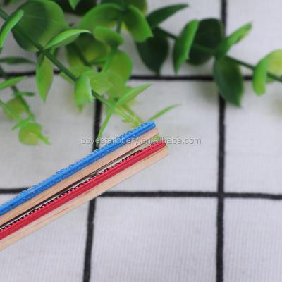 China School Office Stationery 30cm Plastic Scale Ruler 12inch Wooden Colorful Straight Ruler Students Drawing Scale Wooden Ruler for sale