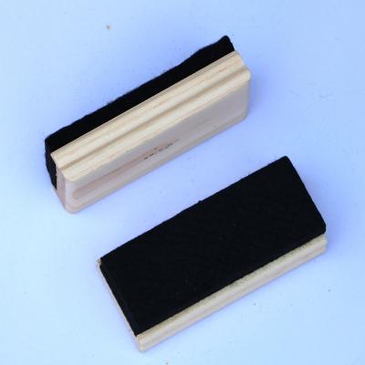 China Wooden Blackboard Erasers Large Dry Erasers Cleaner Eco - Friendly / Safe for sale